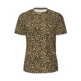 thumbnail image 5 of Wukai Leopard1 Print Men's Short-Sleeved Mesh T-Shirt,Quick-Dry Short Sleeve Workout T-Shirt-3X-Large, 5 of 8