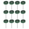 thumbnail image 1 of Unique Bargains 25pcs Abrasive Wheel 1 Inch 180 Grit 3/32' Shank Scraping  Pads,  Green, 1 of 5