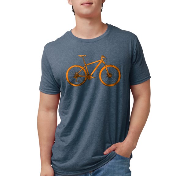 CafePress - Dark Orange Hardtail T Shirt - Mens Tri-blend T-Shirt