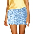 thumbnail image 6 of YTCAMLO Womens Sequin Mini Skirts Sparkly Fashion Pencil Skirt Night Out Low Waist Bodycon Skirts Glitter Rave Outfits Streetwear, Blue L, 6 of 6