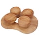 thumbnail image 1 of Almohada Reposacabezas De Sauna De Madera Con Disco Giratorio Almohada De Sauna Para Relajación De Cabeza Y Dolor De Hombros Y Cuello, 1 of 7