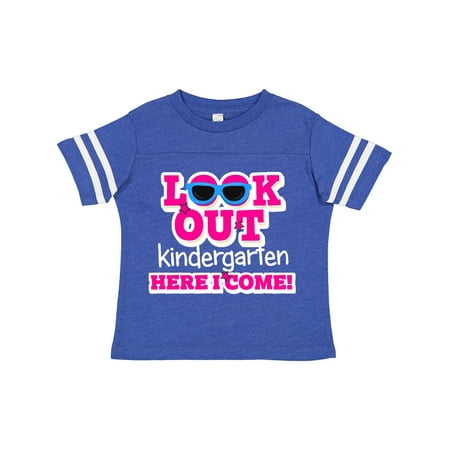 

Inktastic Look out Kindergarten Here I Come Gift Toddler Toddler Girl T-Shirt