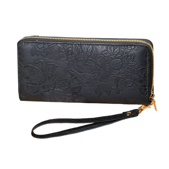 GASTROPOD Women'S Wallet Wristlet Travel Long Purse Leather Womens Wallet Rfid Blocking Credit Card Holder,Slim Thin Wallet,Gifts