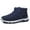 Blue, variant on Daznico Winter Boots for Women, on Winter Boots Insulated Cold Weather Comfortable Outdoor Hiking Booties for Everyday Casual Wear,Shoes for Winter,Size:11.5-12