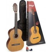 Stagg C440 M NAT PACK Classical Guitar Pack with Tuner and Gig Bag Included