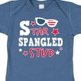 thumbnail image 4 of Inktastic Star Spangled Stud with Sunglasses and Stars Boys Baby Bodysuit, 4 of 5