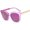Transparent purple, variant on Vintage Unisex Sunglasses Non Polarized Lenses Plastic Frame Bright Black Gray New UV Protection Women And Men