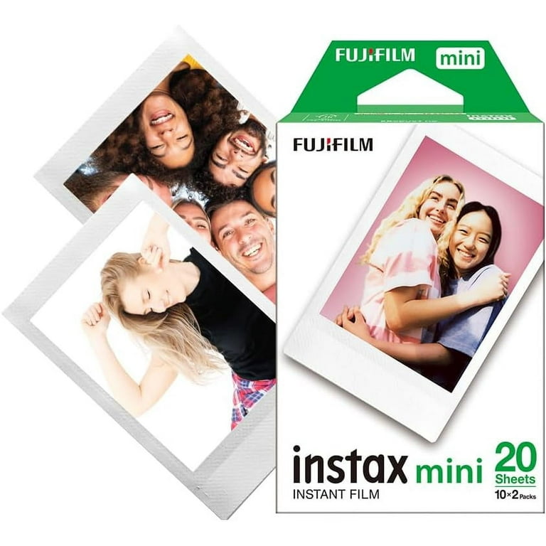 Fujifilm instax Mini LiPlay Blush Or & - Twin Films pour Instax Mini - 86 x  54 mm - 10 Feuilles x 2 Paquets = 20 Feuilles