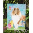 thumbnail image 3 of Carolines Treasures CK1904GF Easter Eggs Rough Collie Garden Size Flag, 3 of 3