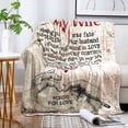 thumbnail image 3 of Wife Birthday Gift Ideas,Gift for Wife from Husband to My Wife Blanket,Christmas Valentines Birthday Gifts for Wife, 3 of 6