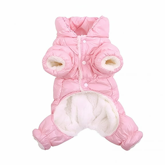 TELOLY Dog Coat, Waterproof Dog Jacket for Winter, Fullbody Dog Coats Snowsuit, Windproof Puppy Down Jacket Puffer Coat, Fleece Winter Vest for Dogs, Cold Weather Dog Coats