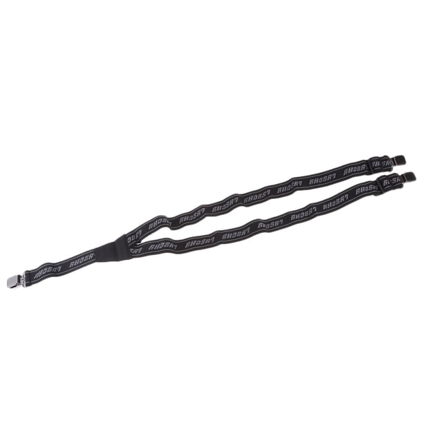 Men / Women Elastic Y-Shape Braces Adjustable Clip On Suspender Unisex - Negro m Sunnimix Tirantes elásticos para pantalones