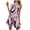 #2 Pink, variant on Julycc Women Boho Floral Print Long Maxi Wrap Dress Summer Beach Sundress