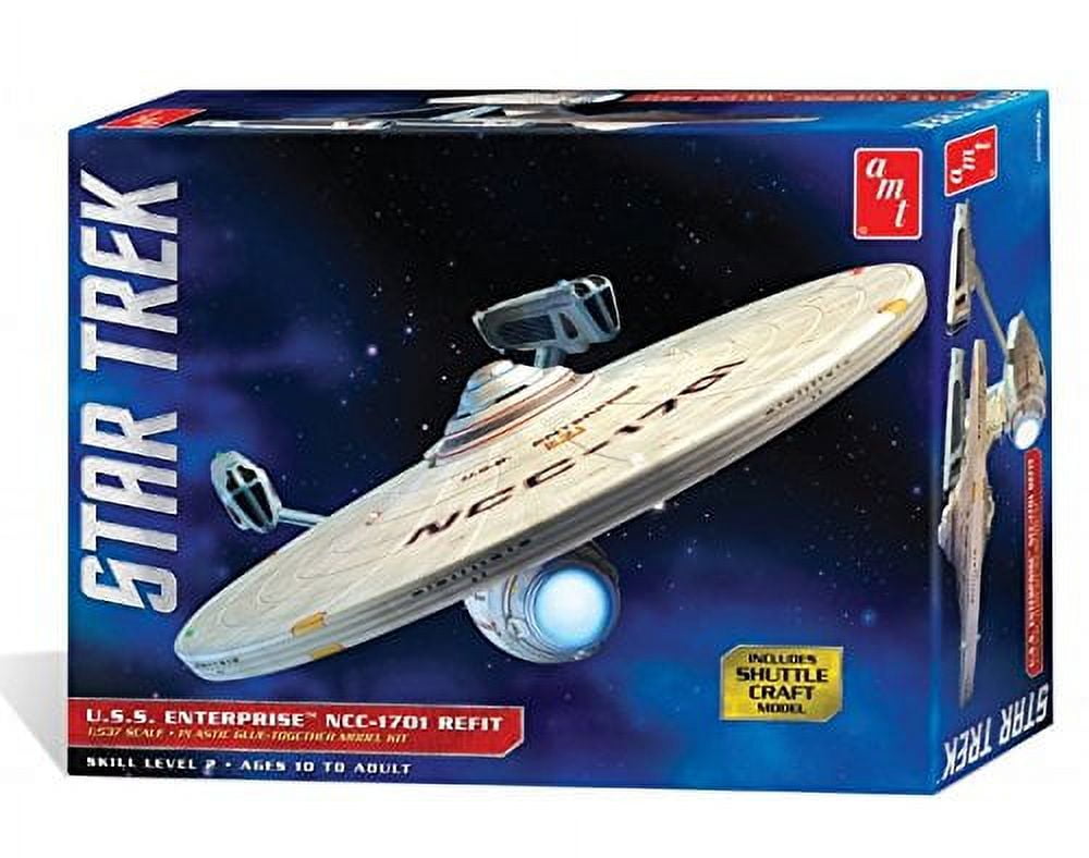 AMT 1080 Star Trek USS Enterprise NCC-1701 Refit 1:537 Scale Model Kit