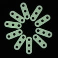 thumbnail image 2 of 2x 10 piezas de plástico al cuerda hebilla corredores ajustador 3 orificios DYNWAVEMX Ajustador de cuerda de tienda reflectante, 2 of 8