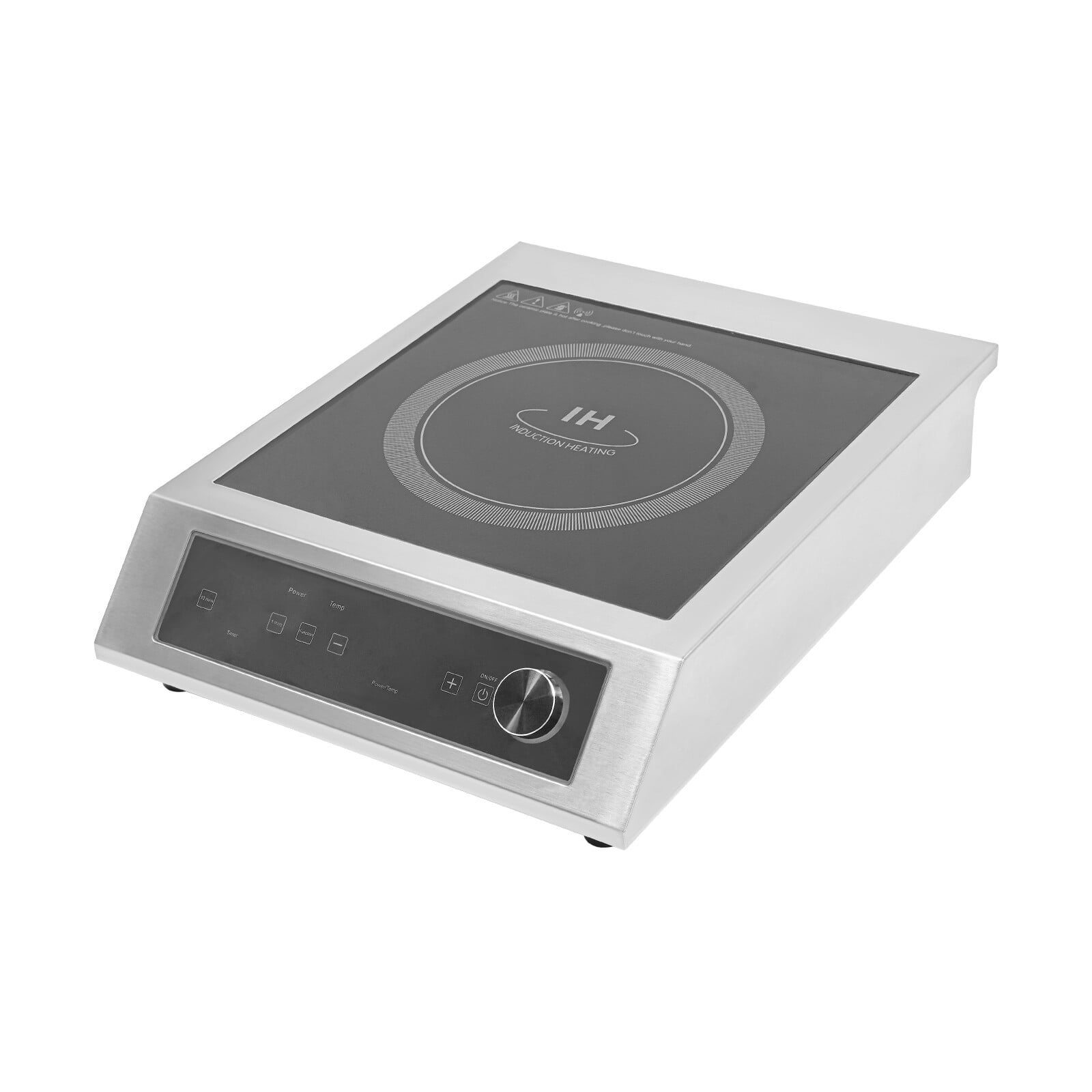 Commercial Induction Cooktop Induction Cooker Electric Hot Plate LED Display 3500W Portable Electric Induction Stove with 9.06 Inch Heating Plate