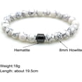 thumbnail image 2 of Anti Alcohol Bracelet for Men & Women, Stop Drinking Alcohol Manifestation Bracelet with Hematite & Volcanic Stone, Protection Bracelet for Anxiety Stress Relief, Jewelry Gifts, 2 of 7