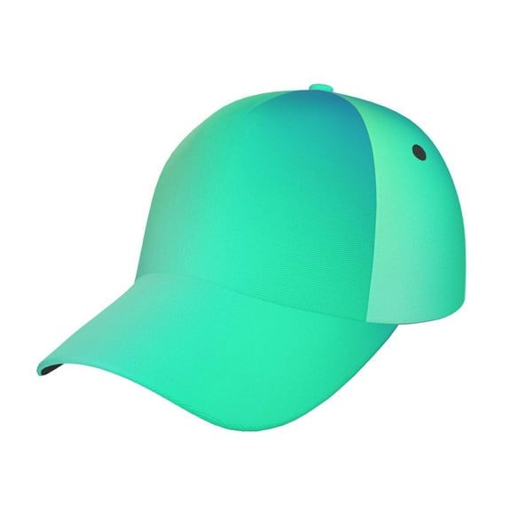 Gaeub blue green colors Print Baseball Caps,Adjustable Hat, One Size,Fashion Adjustable Dad Hats for Men/Women