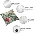thumbnail image 6 of BANET Abstract Throw Pillow Covers, Flower Decorative Pillow Covers Digital Printing Blended Fabric for Couch Sofa Bed Invisible Zipper Pillow Cases Set of 2 22x22in, 6 of 7