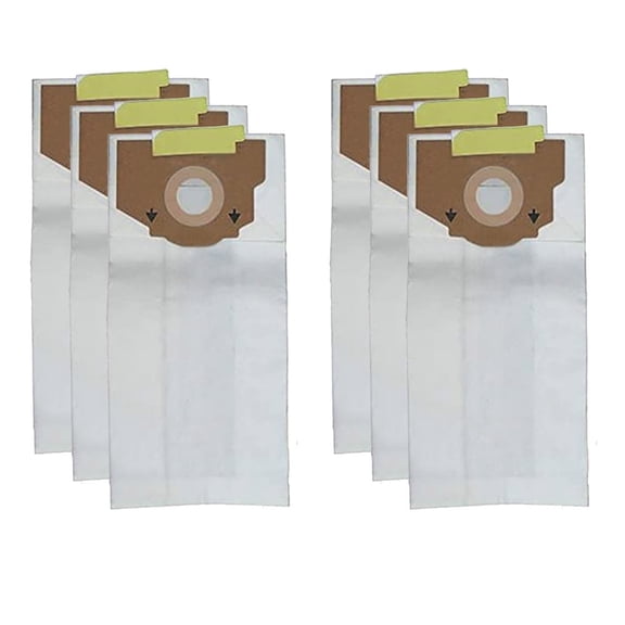 Replacement Part For Eureka Sanitaire 6 Type RR Upright Allergy Vacuum Bags, Omega Upright, Ultra, Boss Smart Vacuum Cleaners, 4800 Series 4870, 4874, 4875, 61115, 61115-12, 4870GZ, 4870GZX # # 164