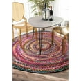 thumbnail image 4 of nuLOOM 8' x 8' Hand Braided Tammara Round Rug, 4 of 7