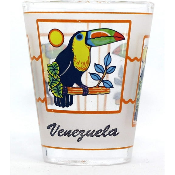 Venezuela Toucan Shot Glass