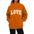 thumbnail image 2 of Craaazy Women's Valentine's Printed Winter High Neck Long Sleeved Pockets Shirts Gifts, 2 of 5