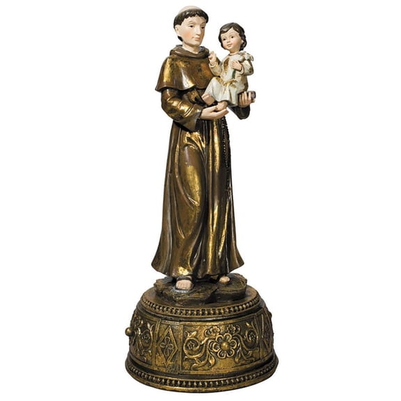 St Anthony Statue W/Drawer