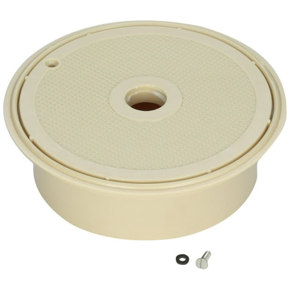 Pentair ABS Valve Lid and Ring - Beige Replacement Pool Part