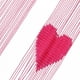 thumbnail image 4 of Corazón bor cadena puerta ventana cortina habitación divisor cortinas decoración Macarena Puerta cortina colgando fucsia cadena borla del corazón, 4 of 8