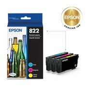 EPSON 822 DURABrite Ultra Ink Standard Capacity Black & Color Cartridge Combo Pack (T822520-S) Works with WorkForce Pro WF-3820, WF-3823, WF-4820, WF-4830, WF-4833, WF-4834