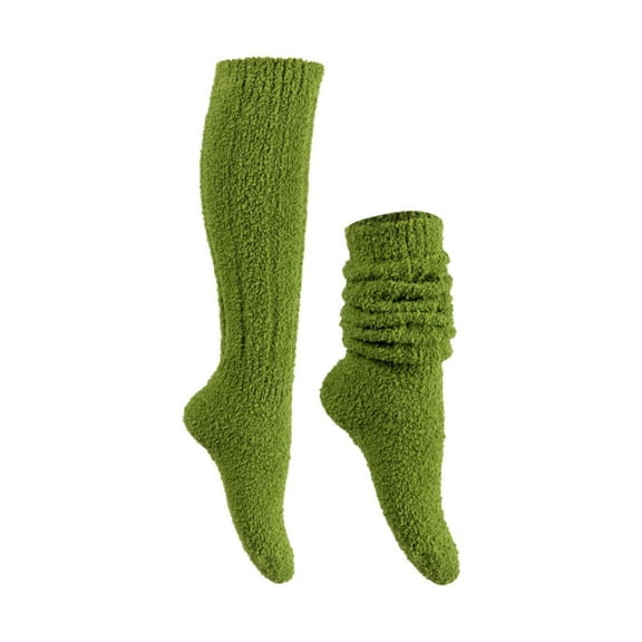 Charmgo Socks for Women Clearance, Women's Thick Socks Winter Extra Thick and Moon Socks Autumn and Winter Warm Home Stockings Thigh High Stockings, Compression Socks for Women Green