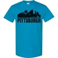 thumbnail image 3 of Inktastic Pittsburgh Skyline Grunge T-Shirt, 3 of 5