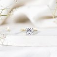 thumbnail image 5 of Rosec Jewels 3 Carat Lab Grown Diamond Solitaire Engagement Ring - IGI Certified Princess Cut Diamond Ring - E-VS1 Quality, 10K Yellow Gold, US 10.50, 5 of 9