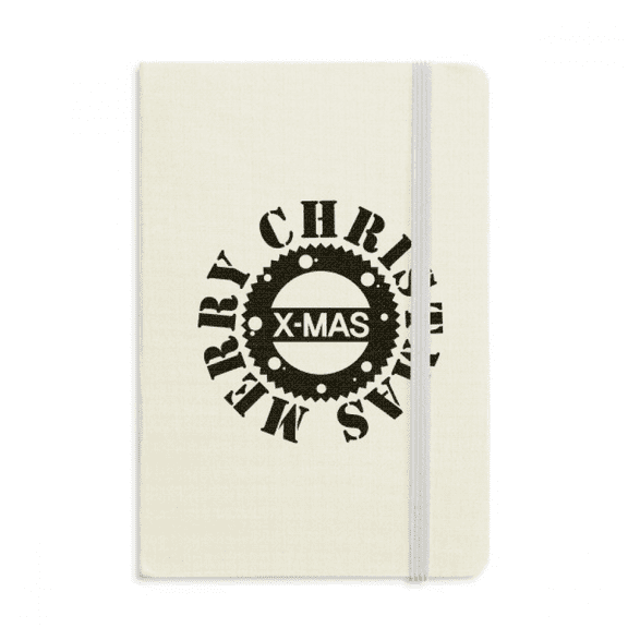 Happy mas Celebration Notebook Official Fabric Hard Cover Classic Journal Diary