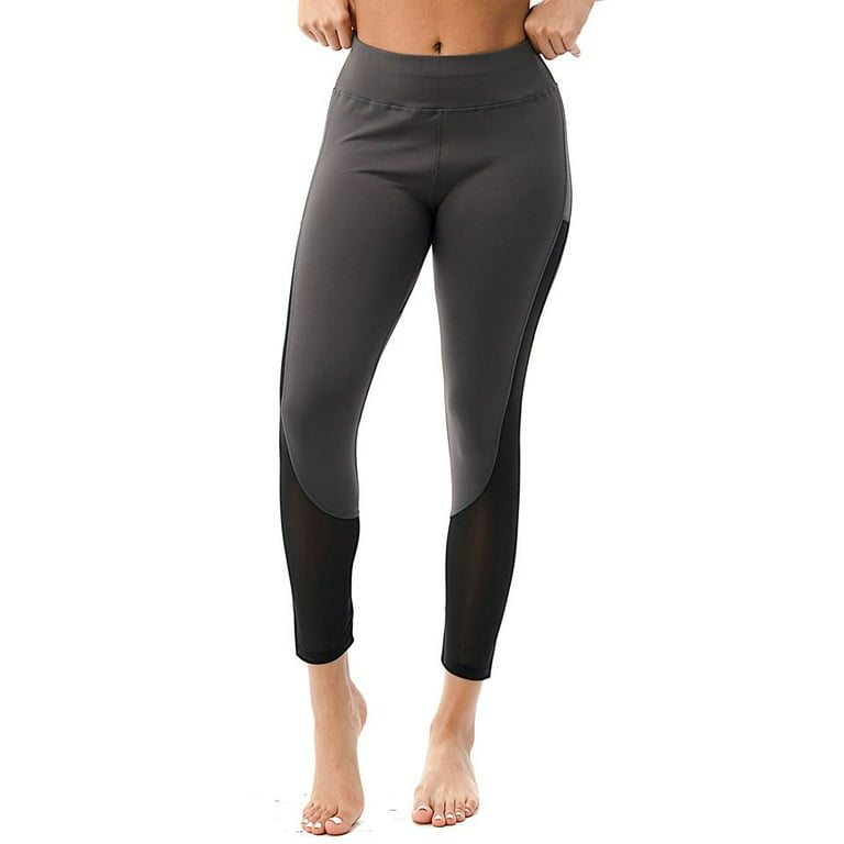 Buy DIAZ Women's 3/4 Gym Wear Tights for Women with Mesh Perfect for Active  Wear, Yoga & Workout Gym Pants for Women & Girls Colour Black Size XL  Online at Best Prices