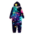 thumbnail image 5 of SwiftWear Holiday Xmas Family Matching Pajama Pj Sets Jumpsuit Christmas Tree Nightwear for Adults and Kids Soft Loungewear, 5 of 6
