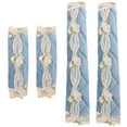 thumbnail image 1 of Miangastore 4Pcs Blue Refrigerator Handle Covers Polyester Prevent Stains Simple and Chic Design Kitchen Appliance, 1 of 8