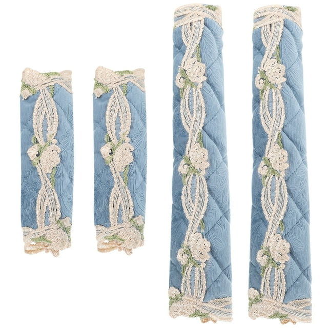 Weiweiguan 4 Pcs Poignées de Réfrigérateur Lavables pour Appareils de Cuisine