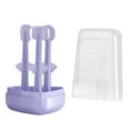 thumbnail image 2 of Juego de cepillos de dientes para bebés CUTICAT Cepillo de grado alimenticio Violeta, 2 of 8