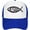 Blue, variant on Jesus Fish Trucker Hat Women Mesh Baseball Cap Cowboy Hat Men Dad Hat Adjustable Hat Snapback Hat Black