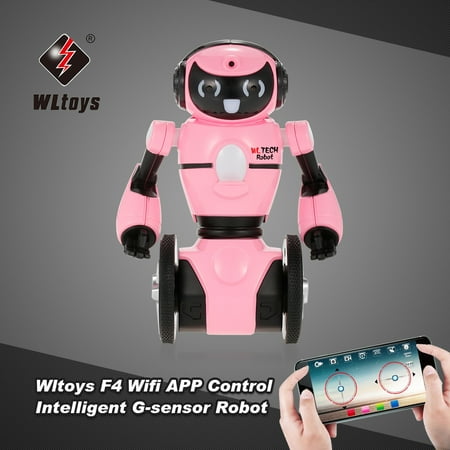 Wltoys F4 0.3MP Camera Wifi FPV APP Control Intelligent G-sensor Robot Super Carrier RC Toy Gift for Children Kids