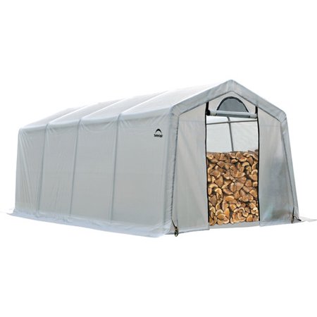 ShelterLogic Firewood Seasoning 10 Ft. x 20 Ft. Plastic  ShelterLogic Firewood Seasoning 10 Ft. x 20 Ft. Plastic