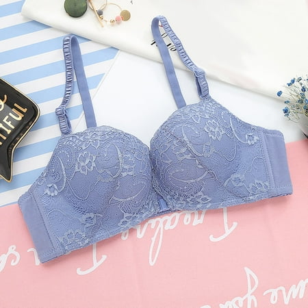 

Front Closure Bras Lace Underwear Bralette Breathable Push Up Brassiere Without Underwire New