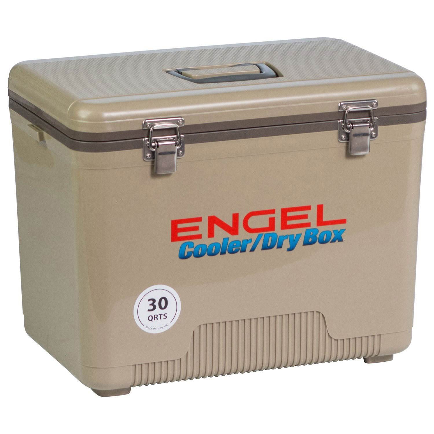Engel Coolers 30 Quart 48 Can Lightweight Leak Proof Insulated Cooler