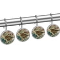 thumbnail image 2 of HemaKayy Sturdy Stainless Steel Shower Curtain Hooks, 12 Count, 2 of 5