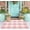 Pink and White, variant on Pink and White Buffalo Outdoor Rug 24''X35'' Checkered Plaid Front Porch Rug Machine Washable Door Mat Outdoor for Layered Doormat Hello Welcome Door Mat Kitchen Farmhouse Entryway