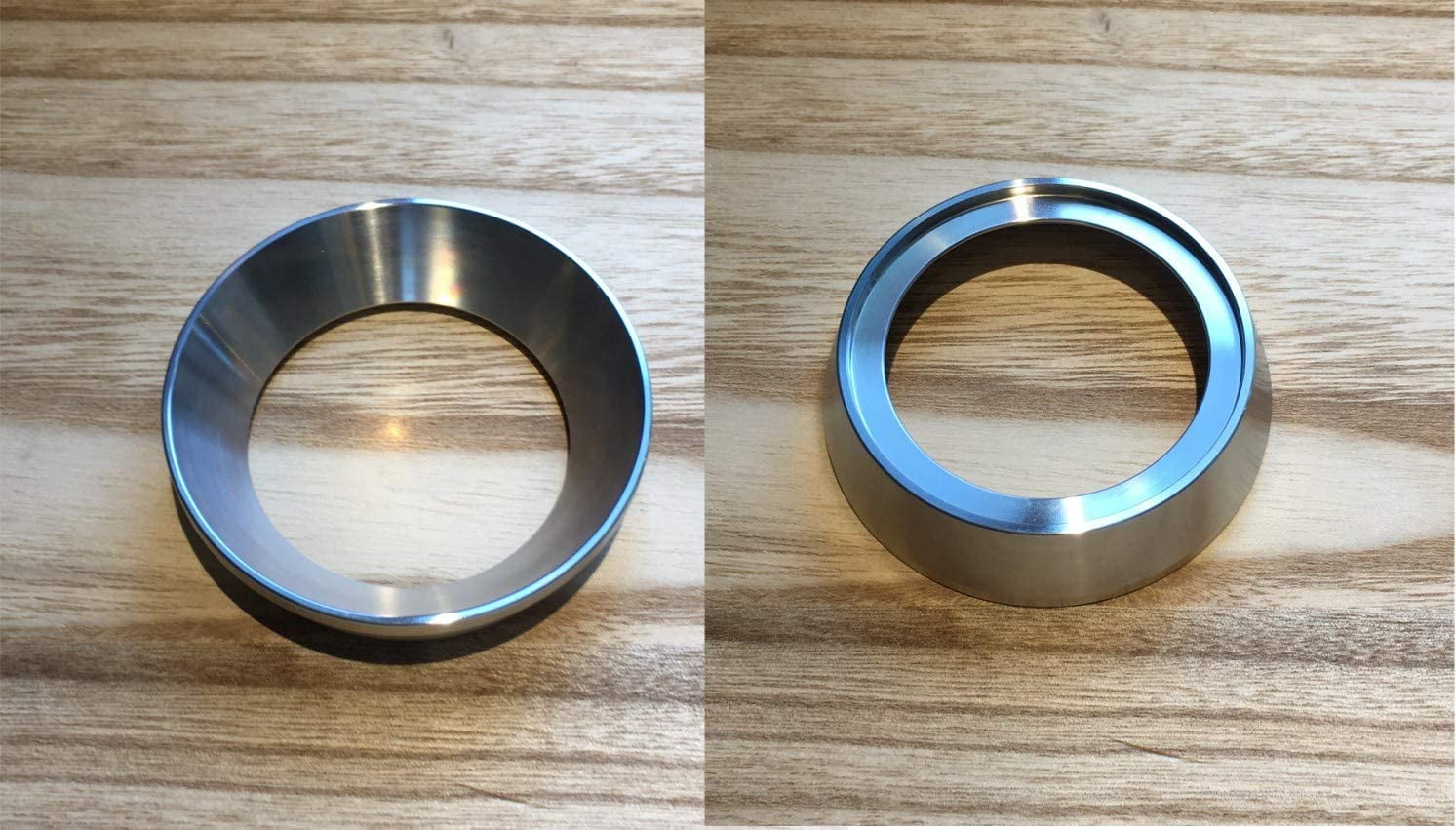 ABCISI 58mm Espresso Dosing Funnel, Stainless Steel Coffee Dosing Ring, 58mm Compatible with Delonghi Portafilter Funnel, Replacement Precision Dosing Tool for Espresso Machines