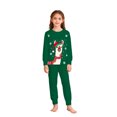 thumbnail image 6 of Bainana Kids Christmas Pajamas Unisex Animals Print Long Sleeve T-Shirt Pants Bedtime Wear Boys And Girls Stylish Fit Clothes Set, Size 8-9 Years, 6 of 8