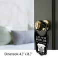 thumbnail image 2 of Do Not Disturb Writer At Work Door Hanger | House or Business Door Sign - Light Grey, 4" x 8", 2 of 8